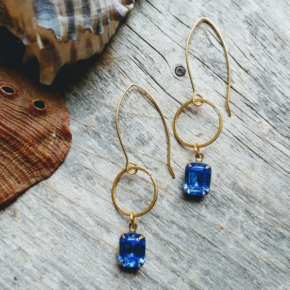 Not For Sale🌿Vintage Swarovski & Brass Rings - Picture 2 of 7